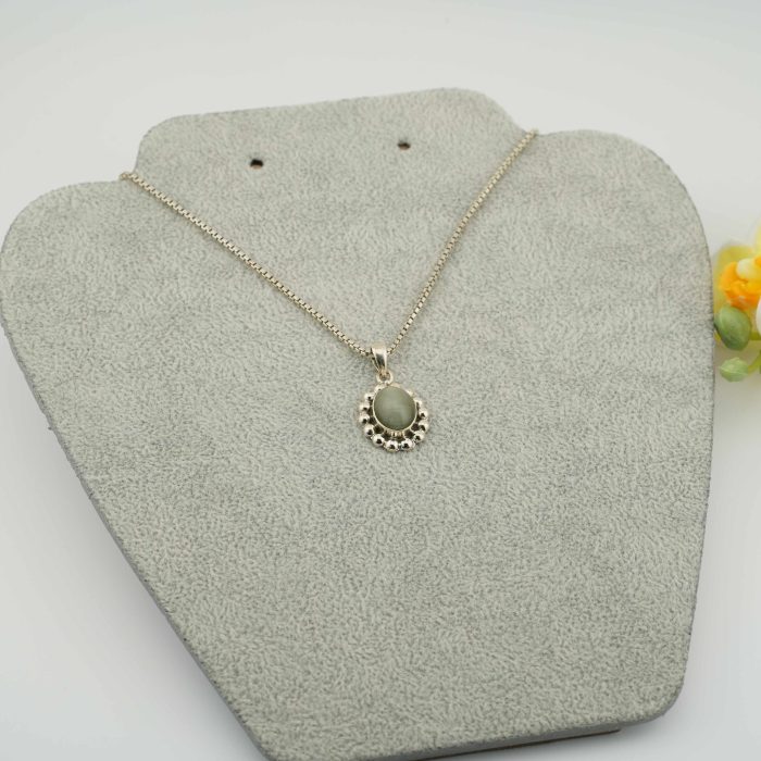 Cat Eye Silver Pendant 2.
