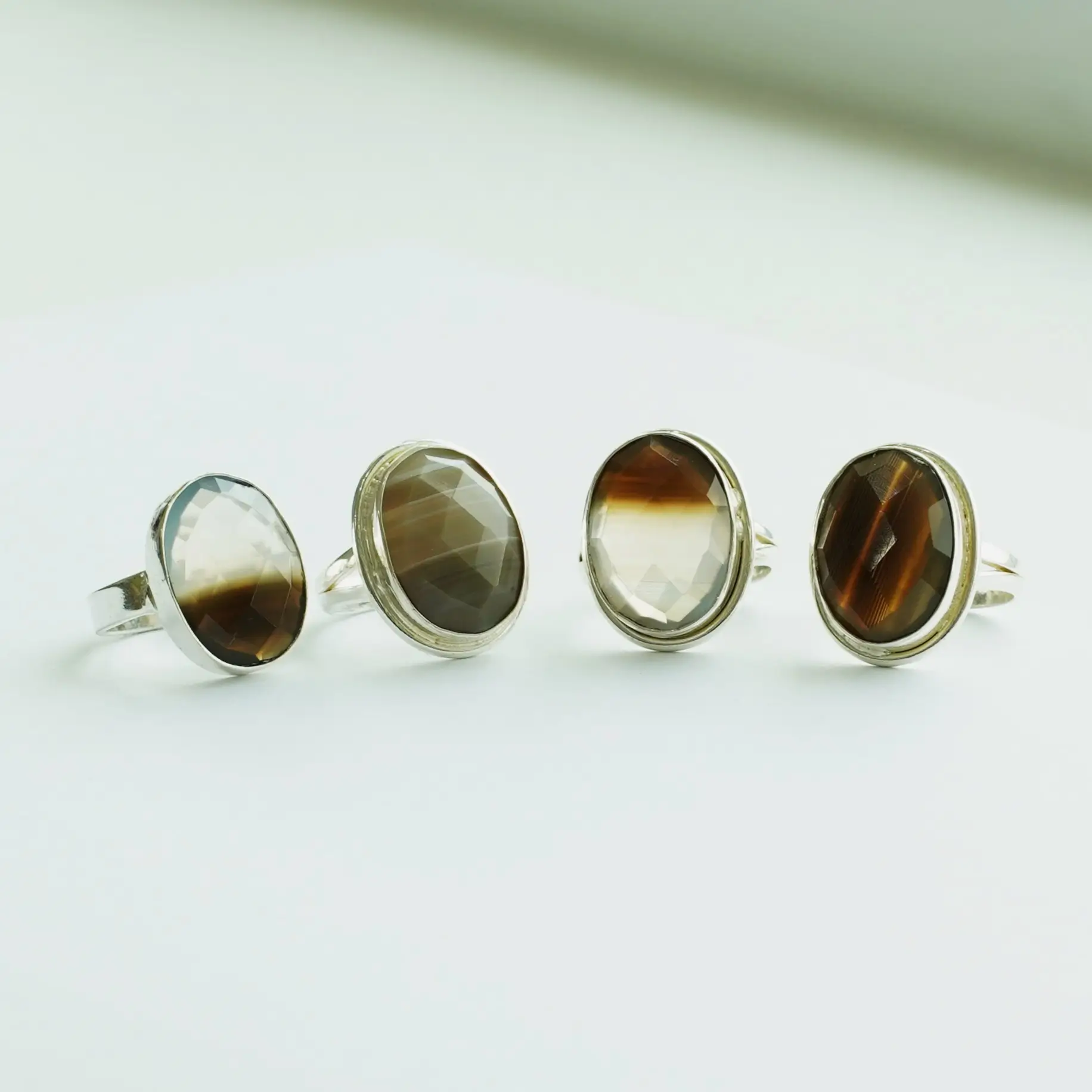 Black Sulemani Silver Rings