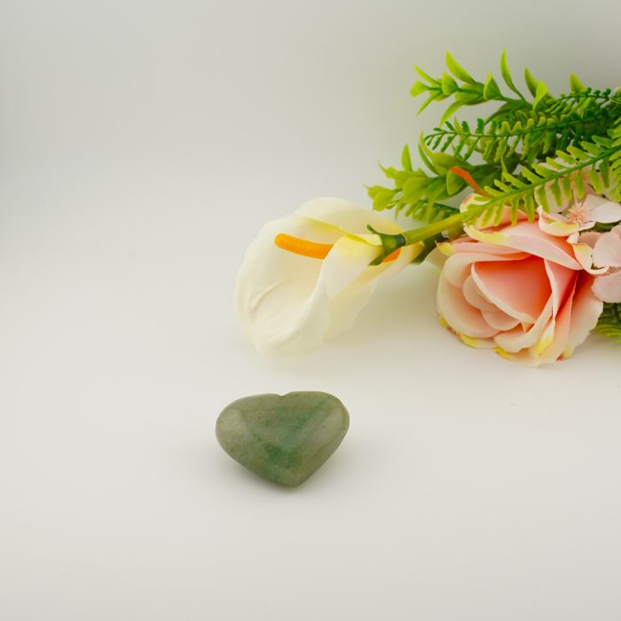 Light Green Aventurine Heart