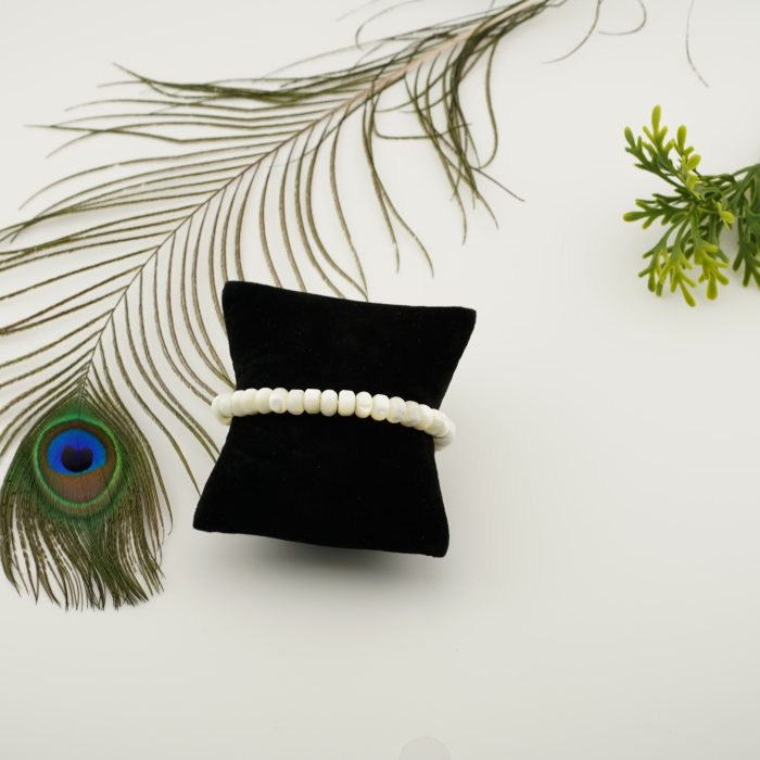 Mother Pearl Button Style Bracelet