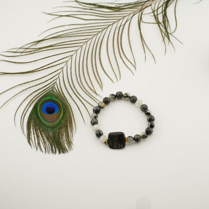 Spiritual Growth Combo(Hypersthene, Black Rutile, Larvikite)