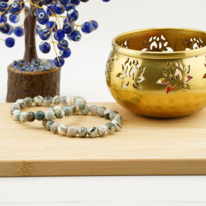 Tree Agate Bracelet 8mm