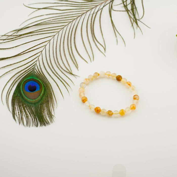Yellow Azeztulite Bracelet 8mm