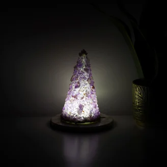Amethyst Christmas Lamp