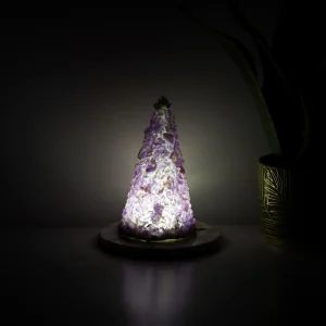 Amethyst Christmas Lamp