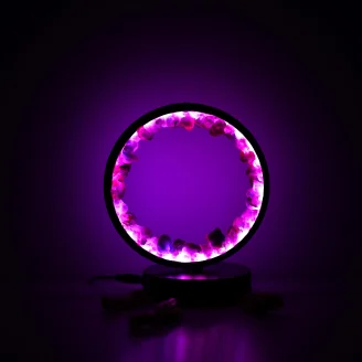 Amethyst Ring Lamp