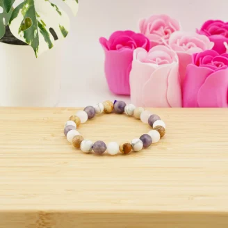 Crown Chakra Bracelet 8mm