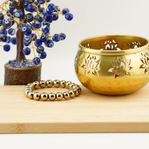 Golden Hematite Bracelet 10mm
