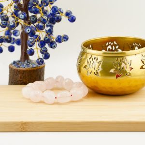 Multi Flourite Button Style Bracelet