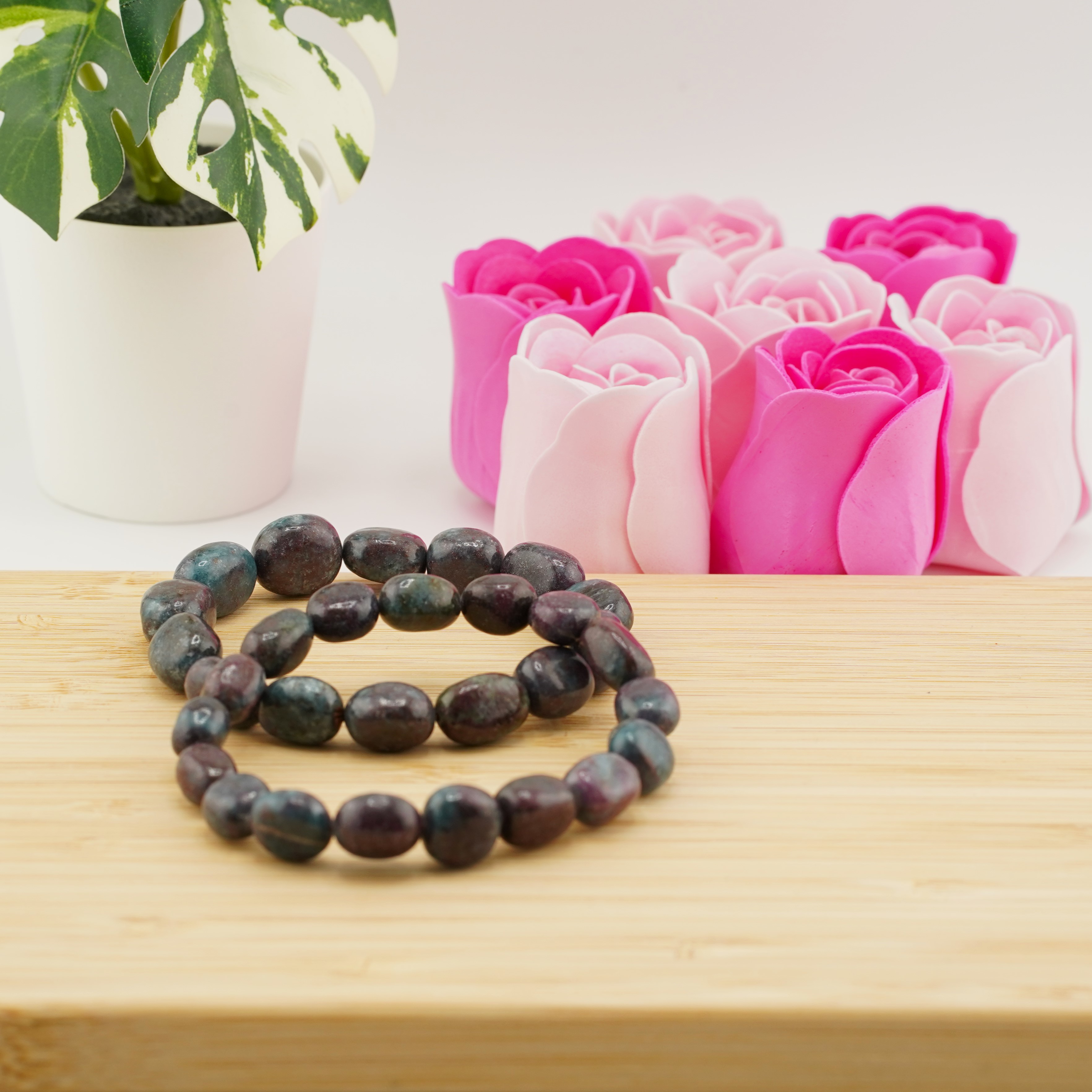 Ruby Kyanite Tumble Bracelet