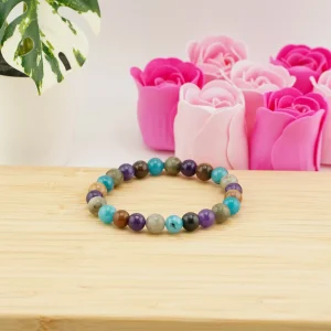 Third Eye Chakra Bracelet 8mm
