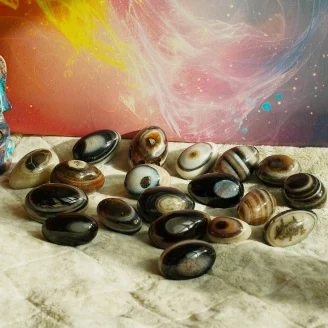 Black Sulaimani Evil Eye Egg