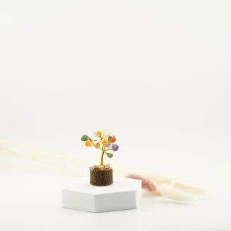 Multi Crystal Tree 3 Inches