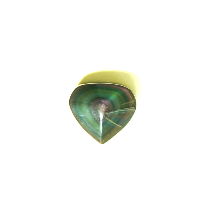 Rainbow Obsidian Heart 118 Grams