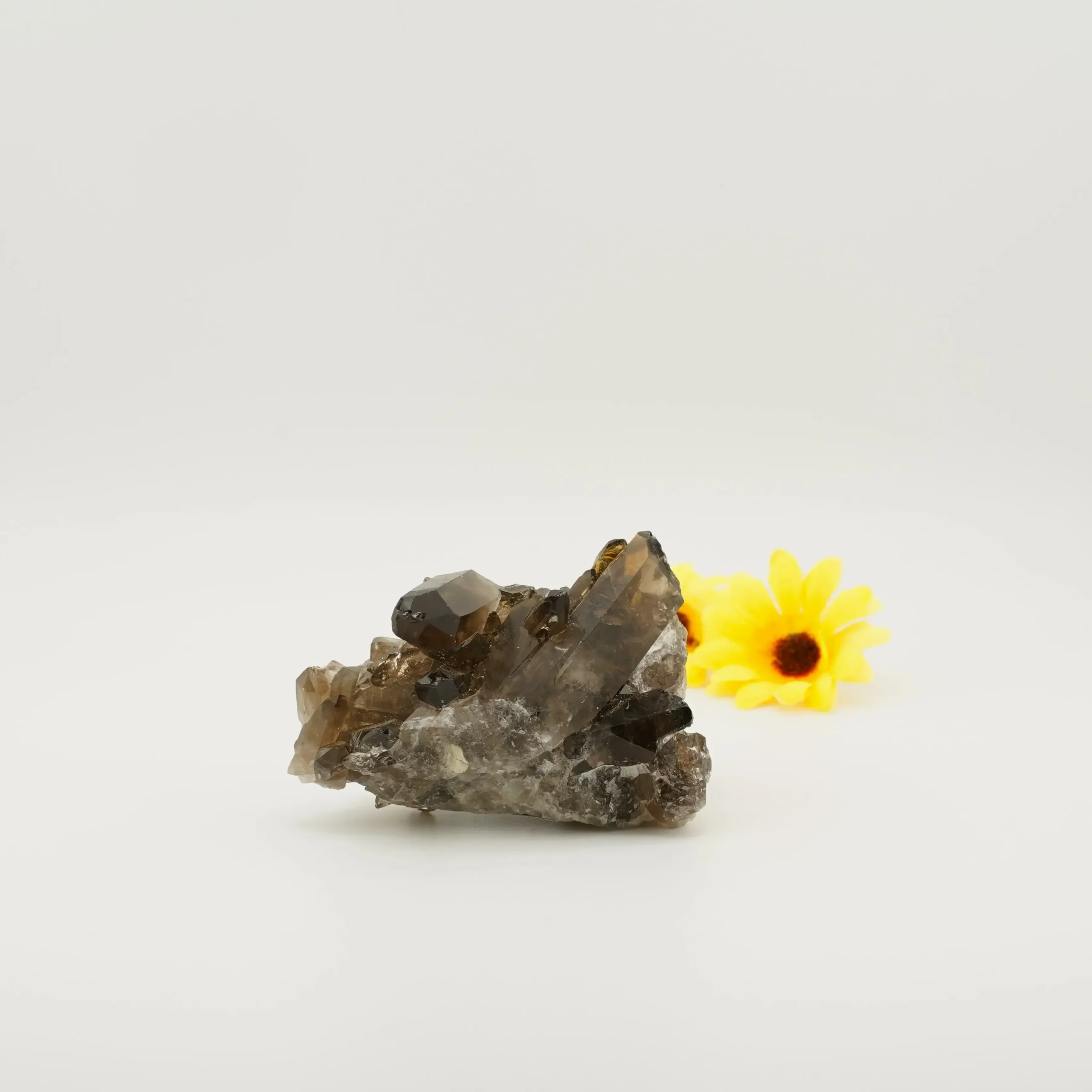 Smoky Quartz Cluster 214 Grams