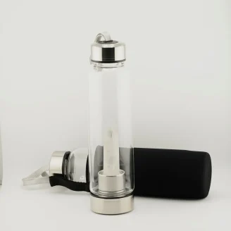 Clear Quartz Water Bottle
