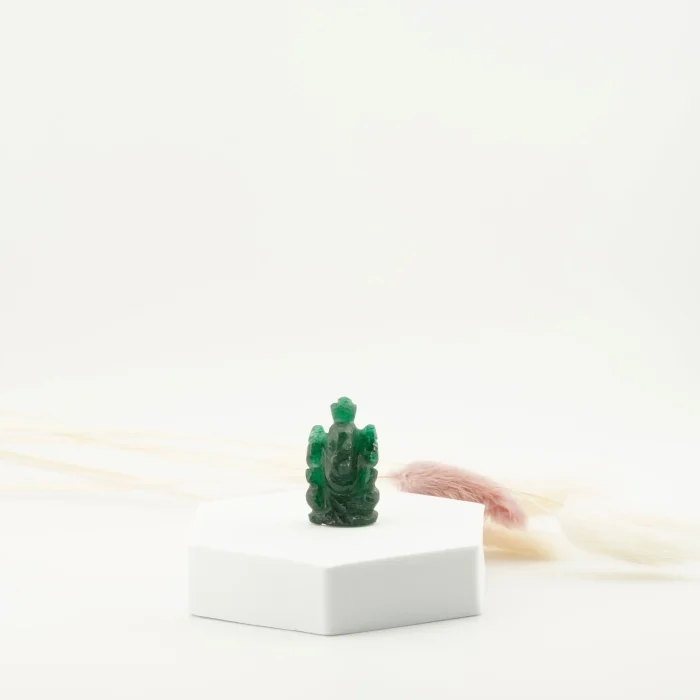 Dark Green Aventurine Ganesha 30MM