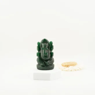 Dark Green Aventurine Ganesha 85MM