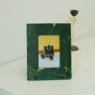Dark Green Aventurine Photo Frame