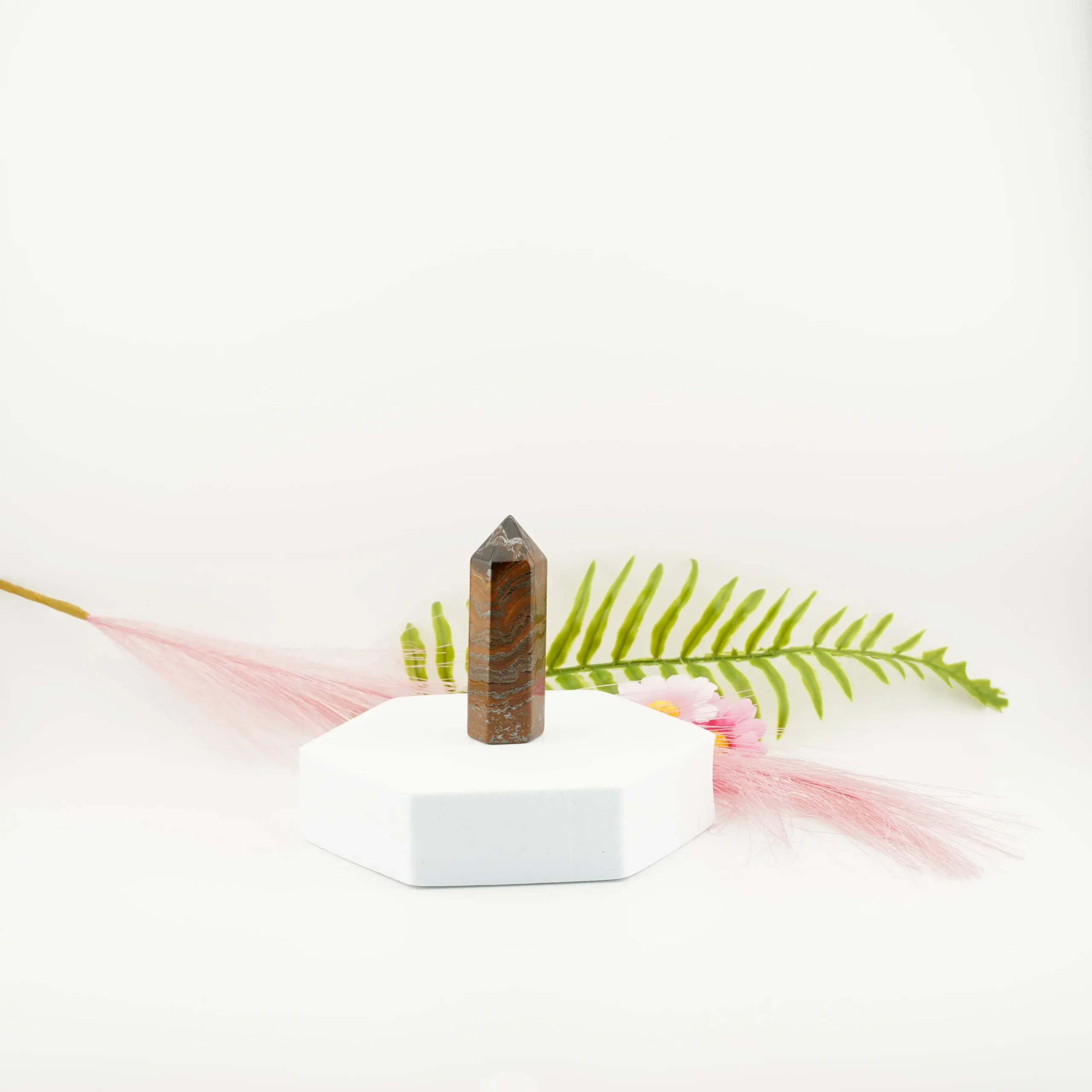 Iron Tiger Eye Tower 3 Inches
