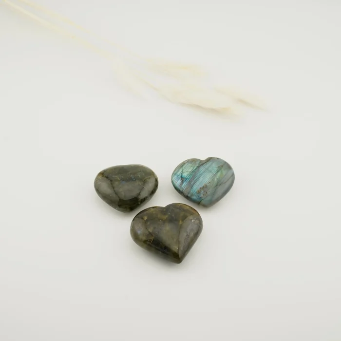 Labradorite Heart