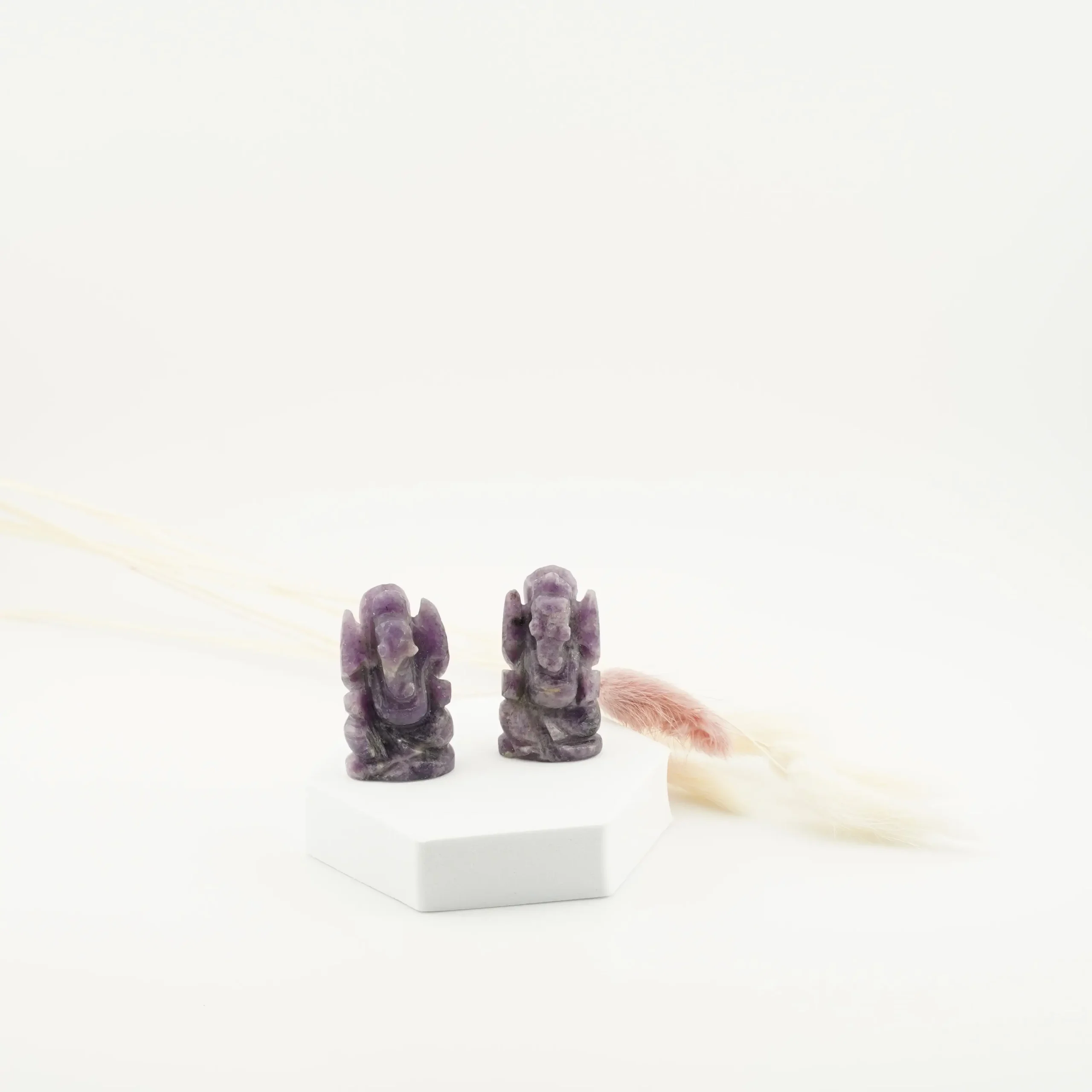 Lepidolite Ganesha