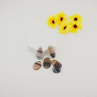 Multi Flourite Cabochon