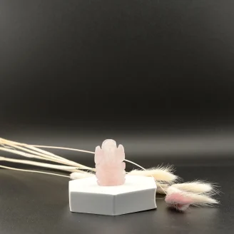 Rose Quarts Ganesha