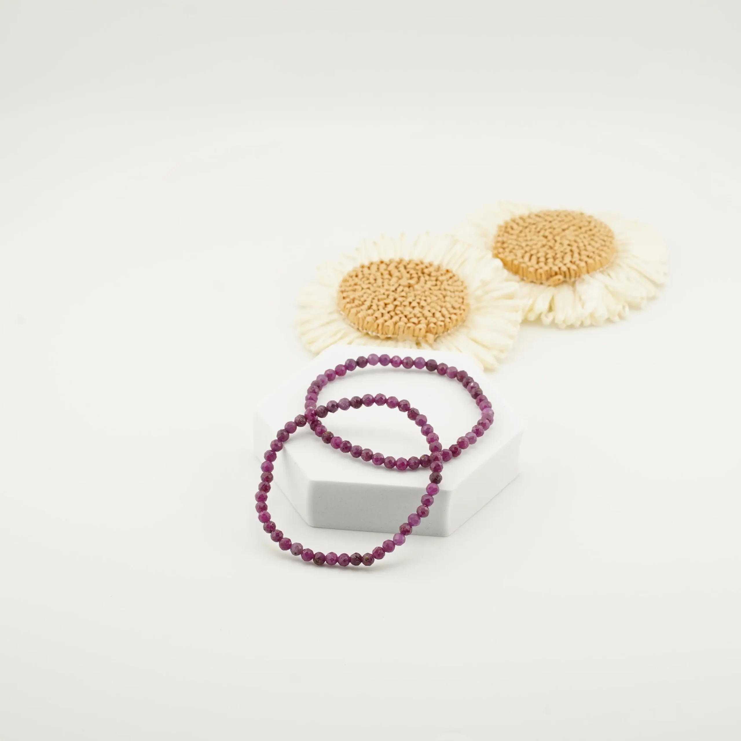 Ruby Bracelet 4MM