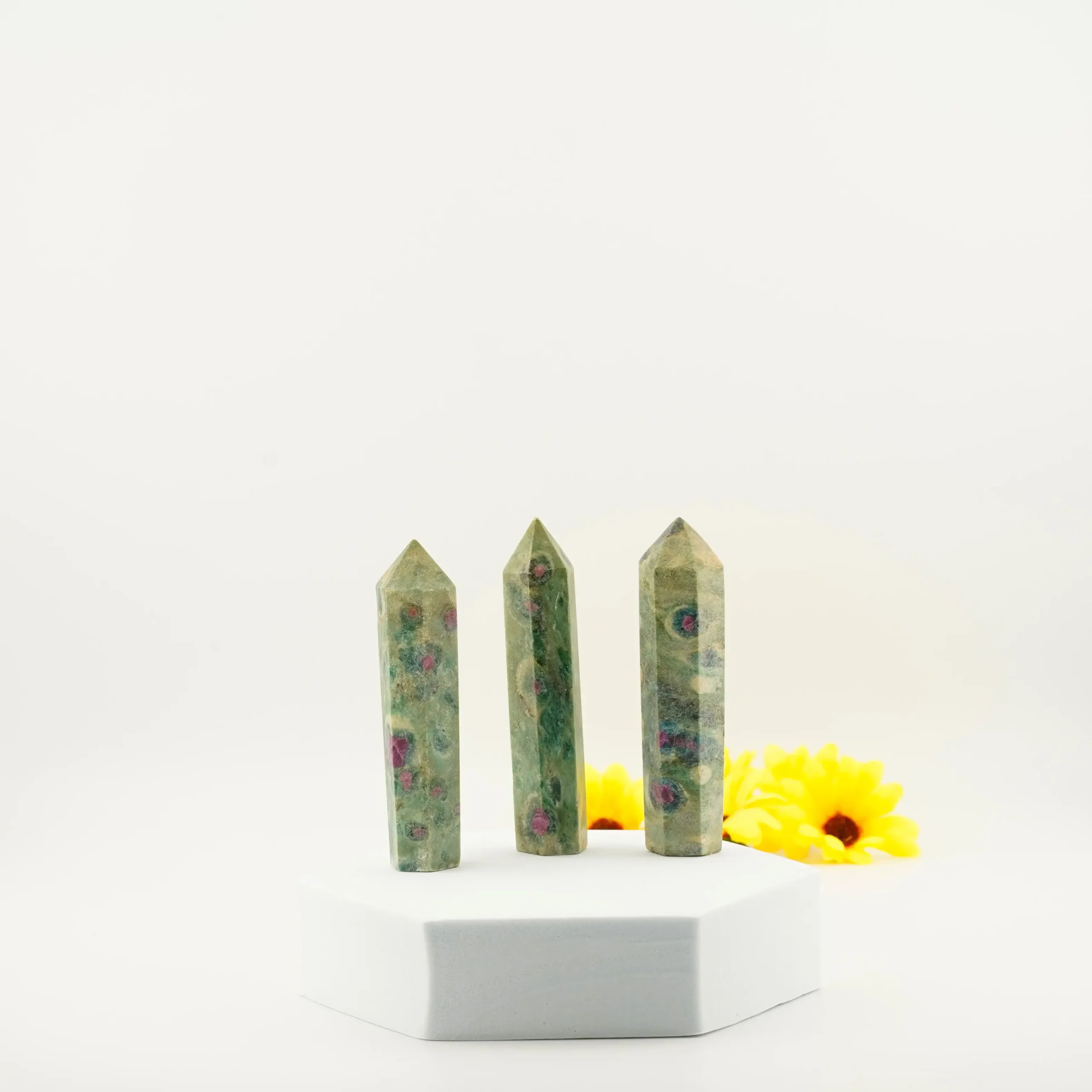 Ruby Fuchsite Tower 4 Inches