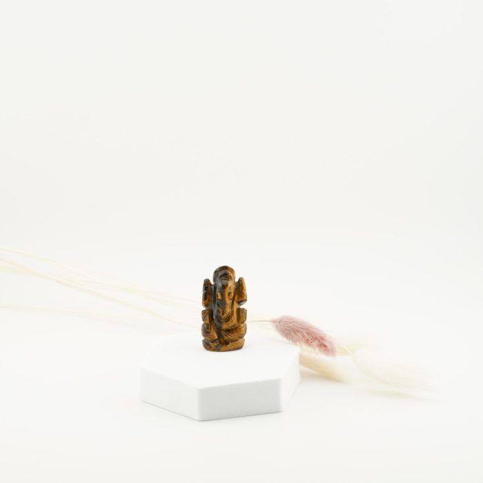 Tiger Eye Ganesha 45MM