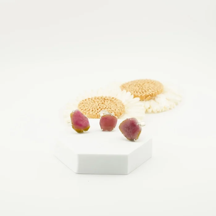 Watermelon Tourmaline Ring