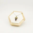 Amethyst Citrine Silver Pendant (B)