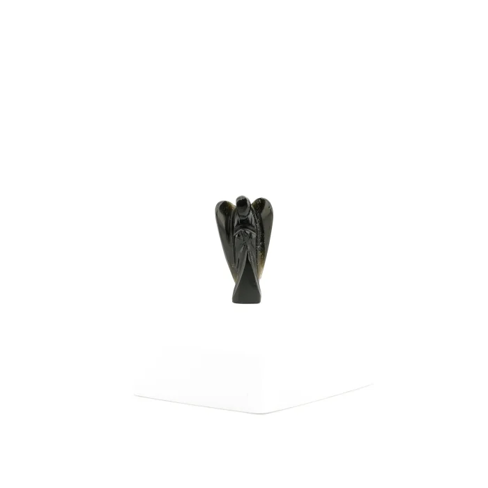 Black Tourmaline Angel 2 Inches