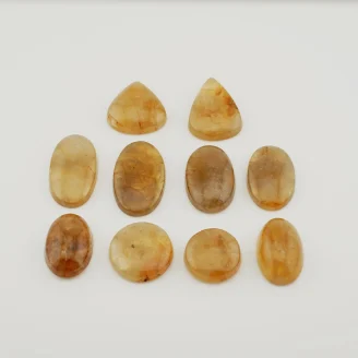 Citrine Coins 11 Grams to 18 Grams 13Pcs