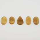 Citrine Coins 20 Grams to 24 Grams 4Pcs