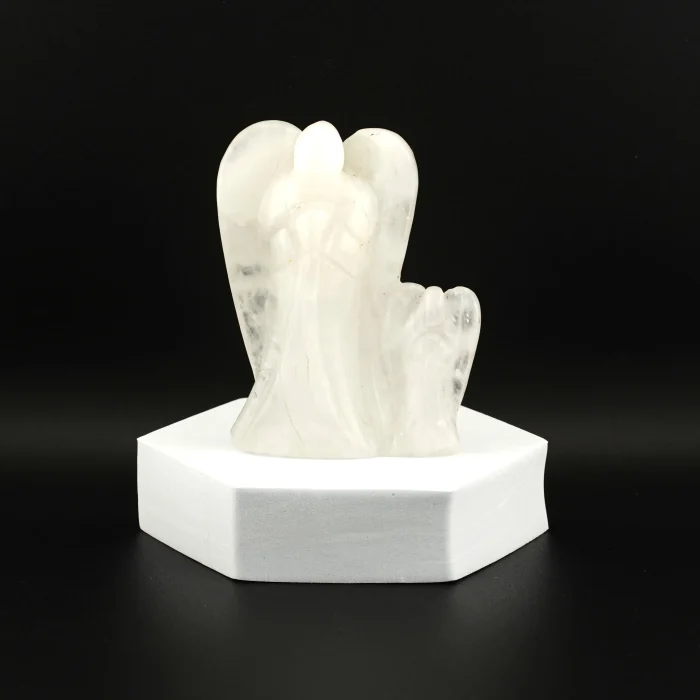Clear Quartz Mother Daughter Angel 4. Inches