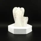 Clear Quartz Mother Daughter Angel 4. Inches
