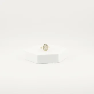Danburite Silver Ring