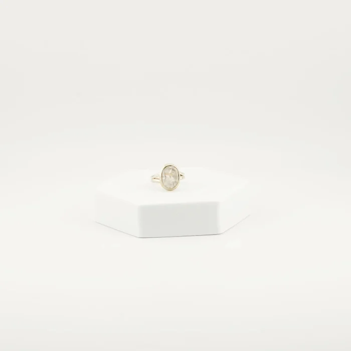 Danburite Silver Ring