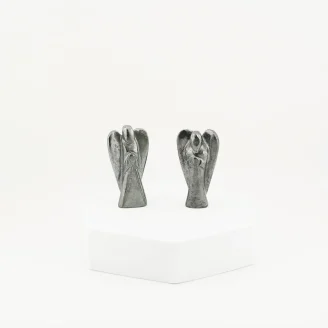 Hematite Angel 2 Inches
