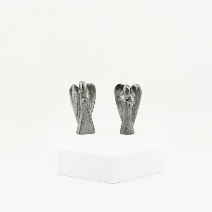 Hematite Angel 2 Inches