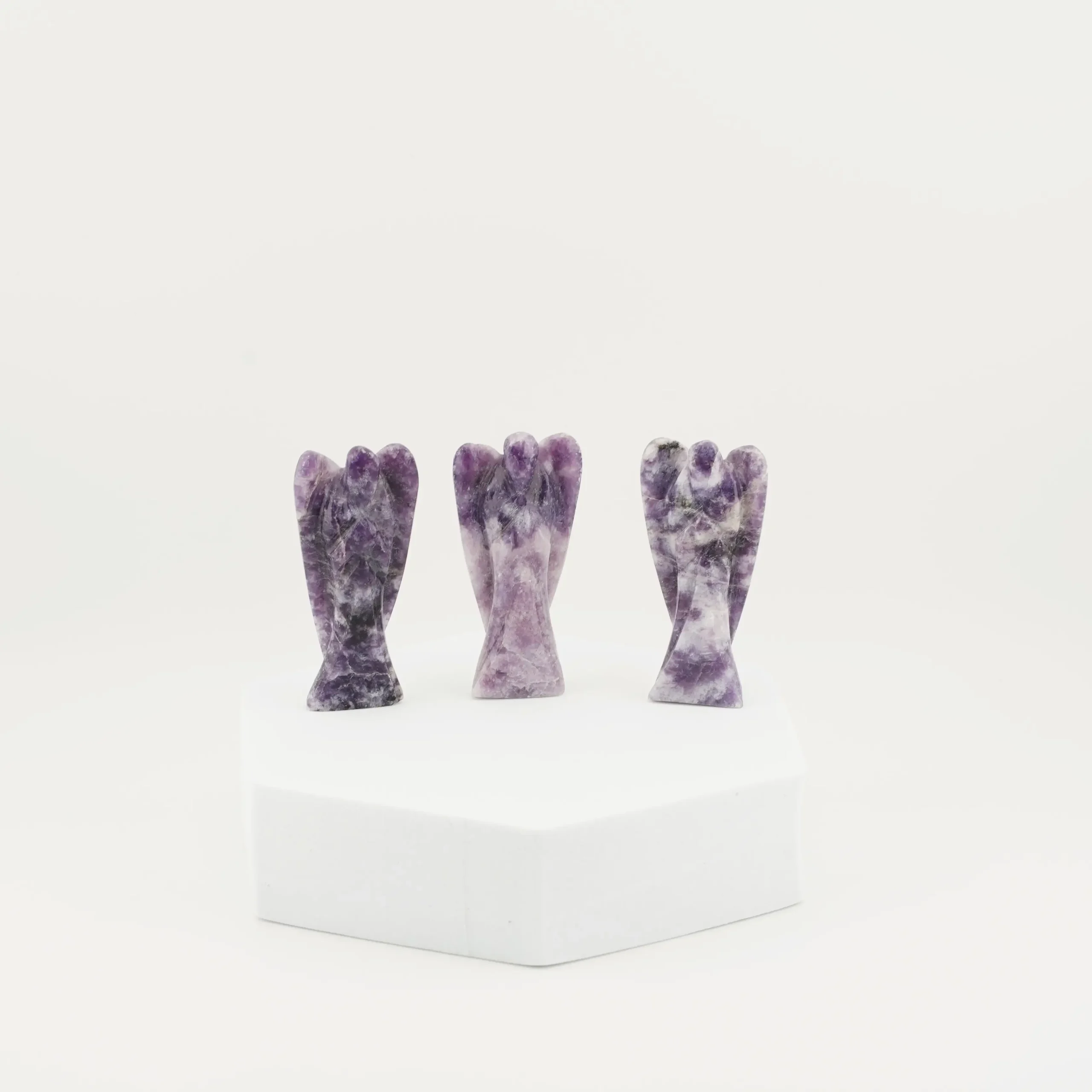 Lepidolite Angel 2 Inches