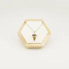 Multi Tourmaline Silver Pendant (A)