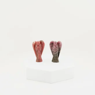 Rhodonite Angel 2 Inches.