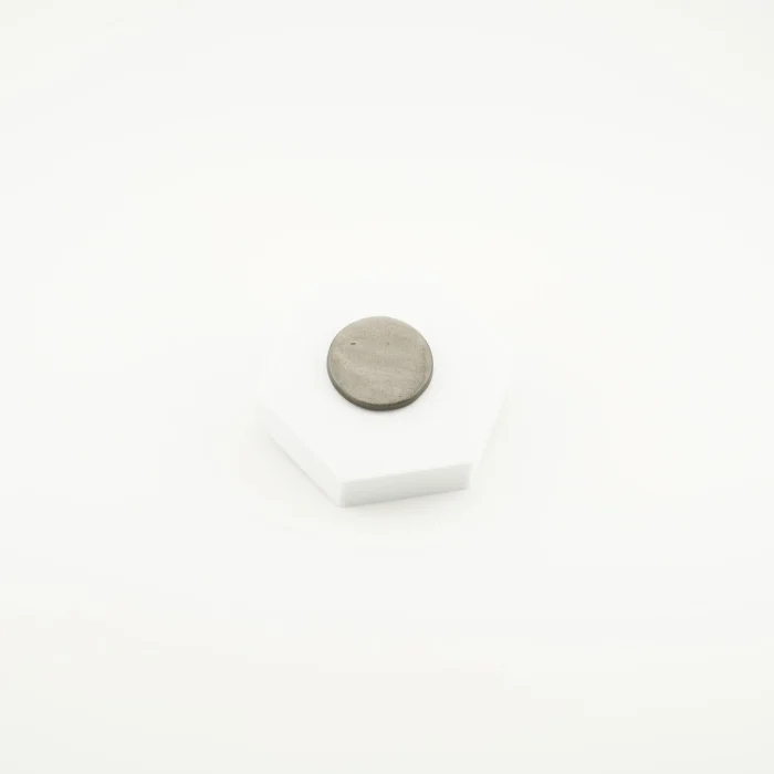 Silver Sheen Obsidian Coin