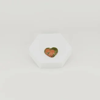 Unakite Heart Small