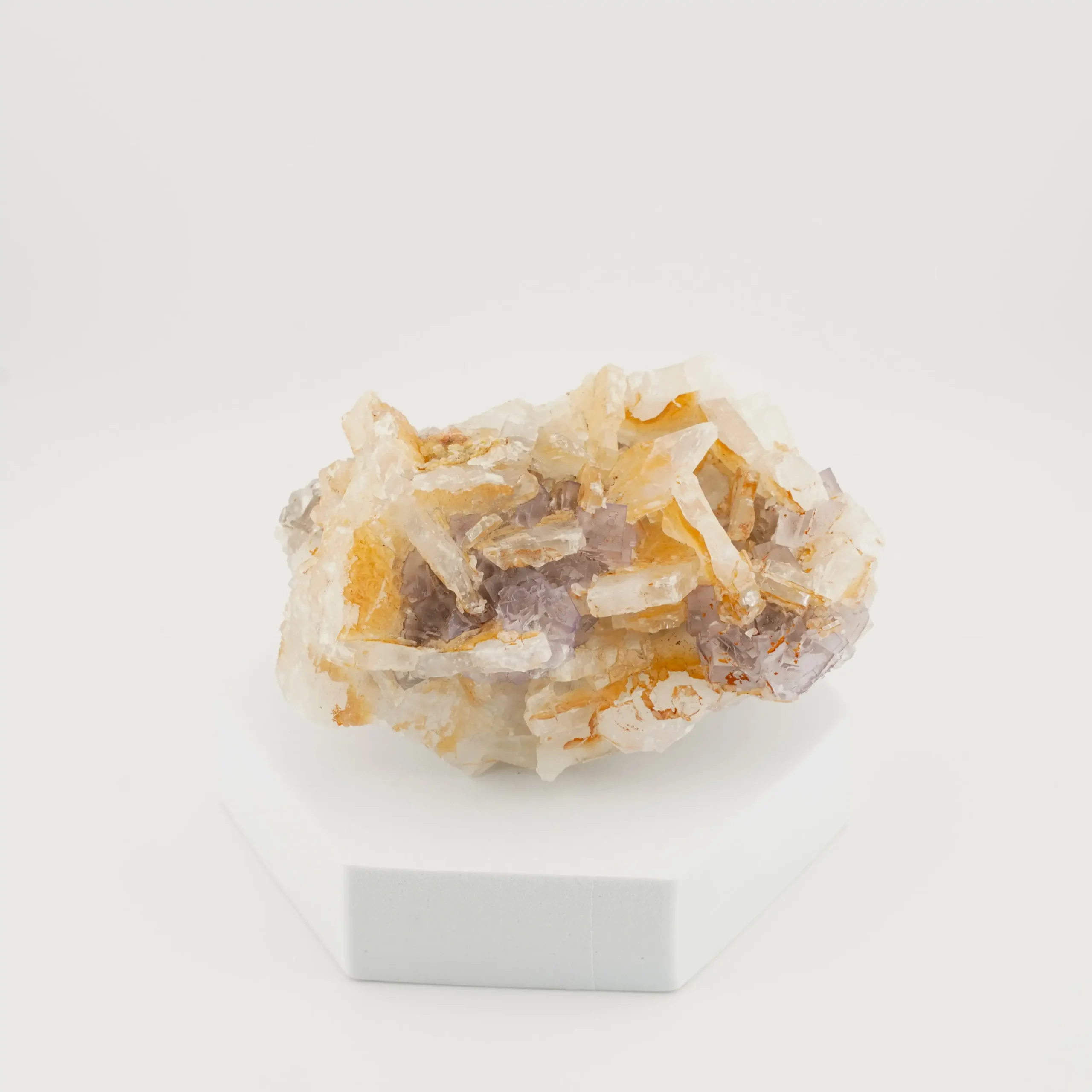 Yellow Purple Flourite Raw 890 Grams