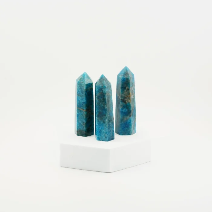 Blue Apatite Tower 3 Inch - 3.5 Inch