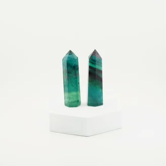 Green Flourite Tower 3.5 Inch